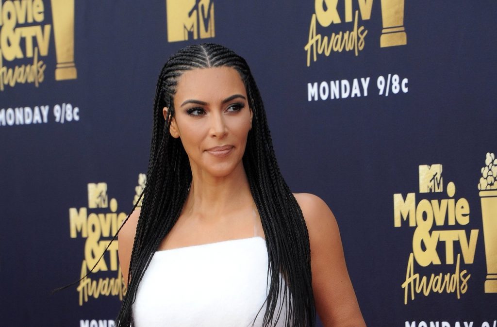 Kim Kardashian on the red carpet