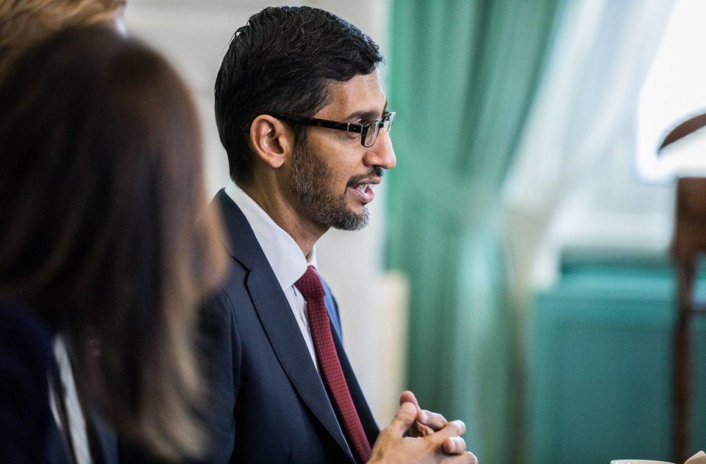 Sundar Pichai CEO of Alphabet